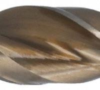 CLEVELAND Jobber Length Drill Bit: 17/64", 135° Split Point, Straw/Bronze Cobalt, Fast Spiral (MPN C16568). Key specifications — attr1229327: 0.2656.