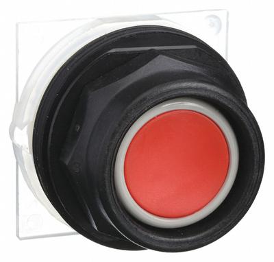 SCHNEIDER Recessed Push Button: Black/Blue/Green/Red, 30 mm Mounting Size, Non-Metallic - Flush-Mount & Recessed Push-Button Operators