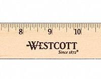 WESTCOTT Ruler: 05228, 18 in, 0.11 in Thick, 1/16 in, Clear, Black, Rigid, Printed Graduation Mark. Key specifications — attr939978: 1/16 in; attr934745: WESTCOTT; attr944509: Clear; attr939993: Decimal; attr986193: Printed.