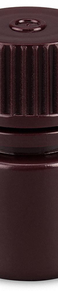 GLOBE SCIENTIFIC Storage Bottle: HDPE, 0.27 fl oz, 8 mL, Amber, 20 mm Screw Closure Size, Unlined (MPN 7560008AMBKS). Key specifications — Body Color: Amber; Closure Attached: Packaged Separately; Brand: GLOBE SCIENTIFIC; Pre-Cleaned: None; Closure Included: Yes.