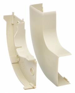 LEGRAND 90 Degrees Flat Elbow: PN10, 1 3/4 in Wd, 3/4 in Ht, Plastic, Ivory (MPN PN10F11V). Key specifications — Item [MERCH]: 90 Degree Flat Elbow; Color: Ivory; Mounting Style: Snap On; For Use With: PN10 Raceways; Series [MERCH]: PN10; Basic Material: Plastic.