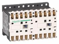 SCHNEIDER IEC Magnetic Contactor: Reversing, 3 Poles, 3NO Contacts, 9 A, 24V AC Coil (MPN LC2K09107B7). Key specifications — Brand: SCHNEIDER; Integrated Surge Suppression: No.