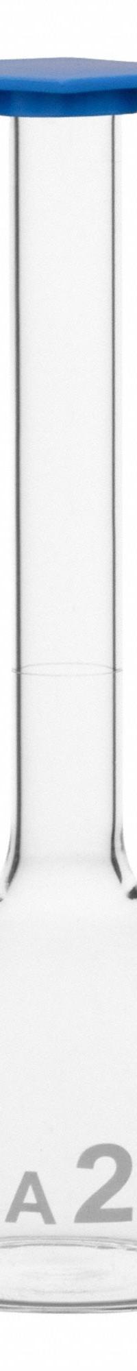 QORPAK Volumetric Flasks: 200 mL, Gray, Round, A, Includes Closure, 3.5 in Overall Ht (MPN 278385). Key specifications — Shape: Round; Body Color: Gray; Brand: QORPAK; USP Specification: Type I.