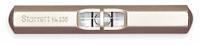 STARRETT Pocket Level: Nonmagnetic, 2 1/2 in x 3/8 in x 7/16 in, No Sharp Edges, Steel, 1 Vials (MPN 135A). Key specifications — attr939369: Steel; attr934741: STARRETT; attr986192: Glass.