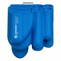 JONARD TOOLS Tool Pouch: For 3 in Belt Wd - Max, 7 Pockets, Blue (MPN H-85). Key specifications — Closure Type: Open Top; Attachment: Clip; Color: Blue; Brand: JONARD TOOLS; For Tool Type: Coax Tools.