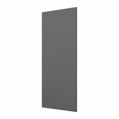 HADRIAN Screen: Stainless Steel, Powder-Coated, Slate, 48 in Ht, 24 in Wd - Panels & Panel Posts for Bathroom Partitions