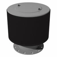 SOLBERG Intake Exposed Filter: 10 in Flange Inlet Size, 3,300 scfm, 21 in Overall Ht, Paper (MPN FT-384P-1000F). Key specifications — attr60071: FT-384P-1000F; attr60074: SOLBERG.