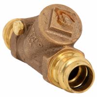 APOLLO Swing Check Valve: Swing, Y-Style Valve Body, 3/4 in Pipe Size, Press x Press, Bronze, Female (MPN 61YLF204T1PR). Key specifications — Brand: APOLLO.