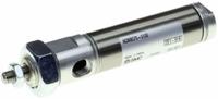SMC Round Body Cylinder: 3/4 in Bore, 3 in Stroke, Stainless Steel, Nose Mounting, 1/8 in NPT, NCM (MPN NCMB075-0300S). Key specifications — attr1133716: Rotating Rod.