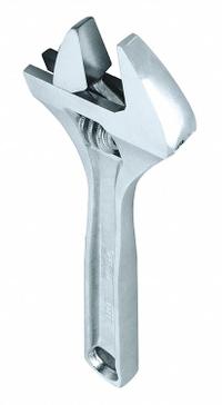 PROTO Adjustable Wrench: Alloy Steel, Chrome, 8 in Overall Lg, 1 3/16 in Jaw Capacity, Plain Grip (MPN J708A). Key specifications — attr309359: Chrome; attr324924: PROTO; attr309358: Alloy Steel.