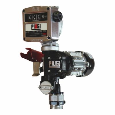 PIUSI Electric Drum Pump: 20 gpm Max. Flow Rate, 120 V AC, 3/4 hp HP, Pump with Meter - Metered Bung-Mount AC-Powered Fuel Transfer Pumps