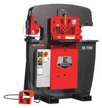 EDWARDS Ironworker: 460V AC /Three-Phase, 4 Stations, 55 Tonf Hydraulic Force, 23 A Current (MPN ED9-IW55-3P460-A). Key specifications — attr69797: Punch; attr67058: 5⁄8 in; attr66073: ED9-IW55-3P460-A; attr66076: EDWARDS.