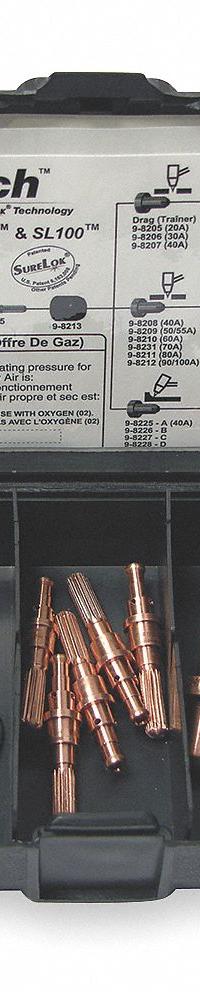 THERMAL DYNAMICS Plasma Torch Consumable Kit: SL100/SL60, 40 A (MPN 5-2551). Key specifications — For Plasma Torch Type: Handheld; Manufacturer Part Number: 5-2551; Brand: THERMAL DYNAMICS; Kit Includes: Start Cartridge/Swirl Ring.