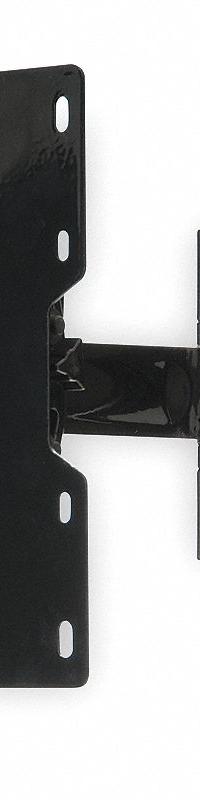 PEERLESS TV Wall Mount: Wall, For 22 in to 43 in Screens, Max. 80 lb, Tilting, 5° Down, 15° Up (MPN PA740). Key specifications — Manufacturer Part Number: PA740; Finish: Fused Epoxy; Includes: Universal Screen Adapter; Includes Mounting Hardware: Yes; Material: Steel; Mounting Location: Wall; Brand: PEERLESS; Color: Black.