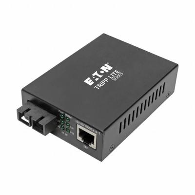 EATON TRIPP LITE Fiber to Ethernet Media Converter: 2 Ports, RJ45/SC Multimode - Ethernet Extending Converters
