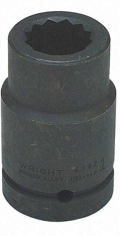 WRIGHT TOOL Impact Socket: 1 in Drive Size - 1" Drive Impact Sockets