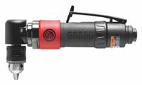 CHICAGO PNEUMATIC Air-Powered Drill: 3/8 in Chuck, Light Duty, 1,800 RPM, 0.3 hp, Keyed, Reversible (MPN CP879C). Key specifications — attr1320790: CHICAGO PNEUMATIC.