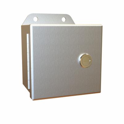 HAMMOND Electrical Enclosure: Aluminum, 4 in x 4 in x 3 in, NEMA 12/13/3R/4/4X - Aluminum Enclosures
