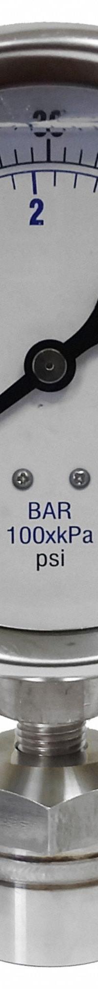 KODIAK CONTROLS Pressure Gauge: 0 psi to 60 psi, KC301, 4 in Dial, 316 Stainless Steel, Mineral Oil (MPN KC301L4060/DSM3512). Key specifications — Brand: KODIAK CONTROLS; Gauge Case Liquid: Glycerin; Seal Fill Liquid: Mineral Oil; Gauge Case Material: 304 Stainless Steel; Seal Lower Housing Material: 316 Stainless Steel; Accuracy: ±1.00%; Gauge Wetted Parts: Stainless Steel.