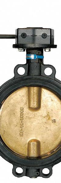 MILWAUKEE VALVE Butterfly Valve: 8 in Pipe Size, Concentric, 250 psi Max. Pressure (CWP), Wafer, FKM (MPN HW334V). Key specifications — Brand: MILWAUKEE VALVE; Handle Type: Gear Operated Handwheel; Disc Material: CF8M Stainless Steel.