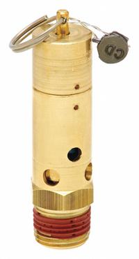 CONTROL DEVICES Air Safety Valve: Soft Seat, 1/2 in (M)NPT Inlet (In.), 50 psi Preset Setting (PSI) (MPN SF50-1A050). Key specifications — attr291993: Soft Seat; attr291998: Brass; attr292001: Silicone; attr292007: Lead; attr292009: Brass; attr294753: CONTROL DEVICES.