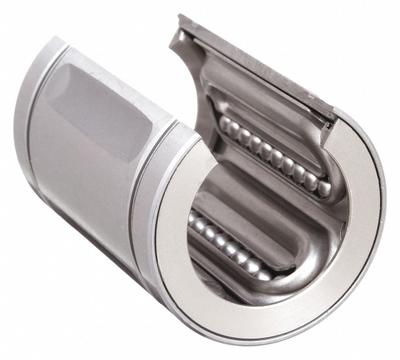 THOMSON Linear Ball Bearing: 1 in Inside Dia, 240 lbf Dynamic Load Capacity - Open Linear Ball Bearings for High-Temperature Applications