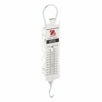 OHAUS Mechanical Hanging Scale: g, 100 g/1 N, Analog Linear, 0.22 lb Wt Capacity - Imperial (MPN 8008-MN). Key specifications — attr1360455: OHAUS; attr1360442: N; attr1360445: 1 N.