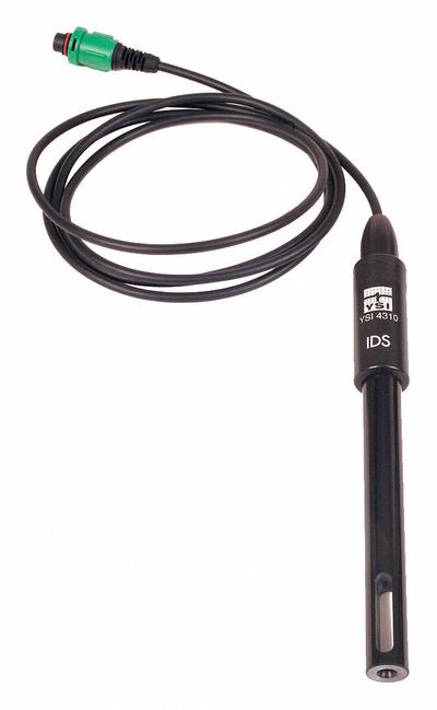 YSI Sensor: 301711Y, Conductivity, Flat, 3 m Cable Lg, Digital, 12 mm Overall Dia - Conductivity Electrodes, Probes & Sensors