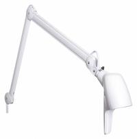 BURTON Task Light: LED, 2,000 lux @ 24 in/3,400 lux @ 18 in, Floor Stand, 3000K, 90 CRI, 9 W Watt (MPN CARLFL). Key specifications — Operating Voltage: 120V AC; Illumination: 3,400 lux @ 18 in; Power Source: Power Cord and Plug; Manufacturer Part Number: CARLFL; Brand: BURTON; Color Temperature: 3000K.