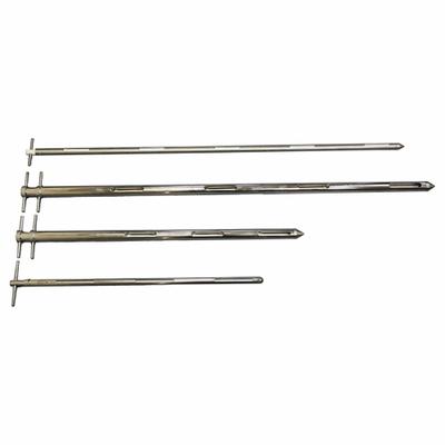 COLE-PARMER Powder Sampling Tool: 12.51 fl oz Capacity - Imperial - Single Slot Powder Samplers