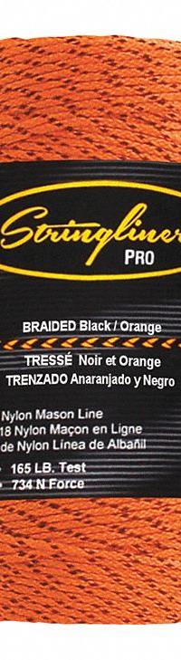 STRINGLINER Mason's Line: Line Type Braided, Material Nylon, 1,000 ft Overall Lg (MPN 35791). Key specifications — attr1008700: Nylon; attr1008699: Braided; attr1004994: STRINGLINER; attr1004995: Mason's Line Reel.