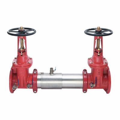 Watts Double Check Valve Assembly: 757, 8 in Pipe Size, Flange x Flange, 49.75 in Overall Lg - Watts Double Check Backflow Preventers