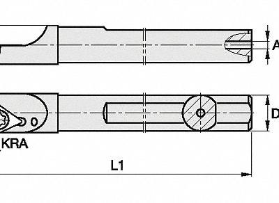 WIDIA Indexable Boring Bar: SSBI62575R - Indexable Boring Bars