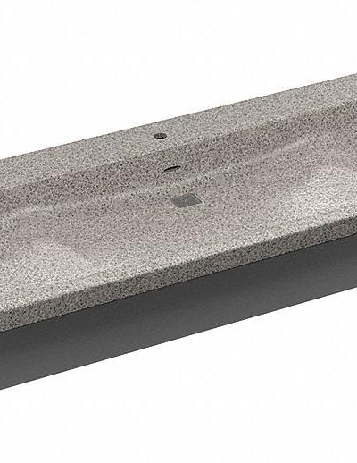 BRADLEY Bathroom Sink System: Express - Three-Station Wall-Mounted Bathroom Sinks without Faucets