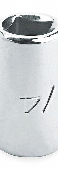 PROTO Socket: SAE, 3/8 in Drive Size, 1/2 in Socket Size, 8-Point, Std, Chrome, Not Tether Capable (MPN J5216S). Key specifications — attr1204417: PROTO; attr1204392: Chrome.