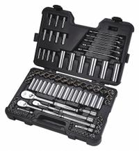 WESTWARD Socket Wrench Set: 1/4 in, 3/8 in, 1/2 in Drive, 91 Piece, 12-Point/6-Point, Metric/SAE (MPN 53PN76). Key specifications — attr1224269: 1/4 in, 3/8 in, 1/2 in; attr1204638: Drive Tools Included; attr1204650: 1/2 in to 1 in; attr1204658: Combination Wrenches; attr1204673: Socket Bits Not Included; attr1204681: Wrenches Included; attr1204688: WESTWARD; attr1206170: Deep Sockets.