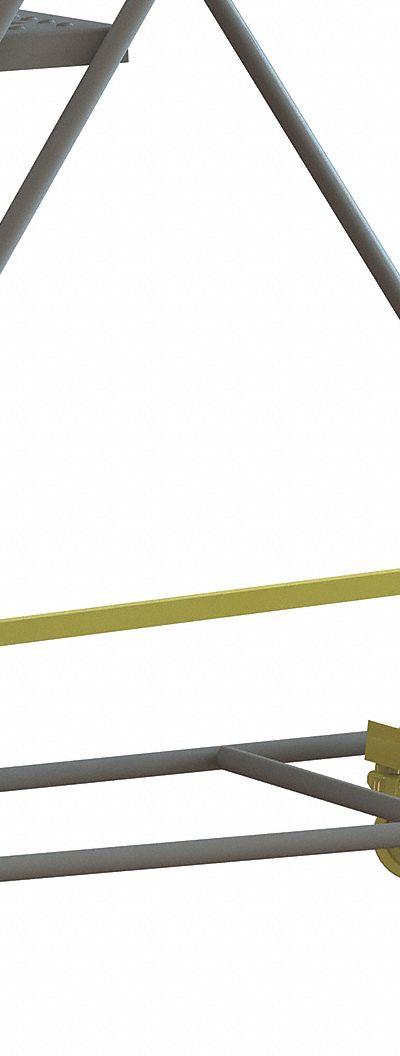 TRI-ARC Ladder Caster Kit: For Stepladders, Swivel, 2 Casters, Casters