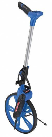 WESTWARD Measuring Wheel: 9,999 m Range, Fixed Handle Handle, Spoked Single Wheel, Plastic Tread (MPN 21LP31). Key specifications — attr939182: Aluminum; attr939189: Digital Measuring Wheel; attr934748: 21LP31; attr939173: Batteries Required (Included); attr939174: 9V; attr939180: Foldable; attr939193: Metric/SAE; attr939184: Plastic.