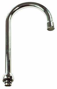 AMERICAN STANDARD Spout: Spout, Gooseneck, Swivel Spout, Steel, Chrome, 2.2 gpm Flow Rate (MPN 012088-0020A). Key specifications — Includes: O-Rings and Silicone; Product Type: Spout; Spout Style: Swivel; Body Material: Steel; Brand: AMERICAN STANDARD.