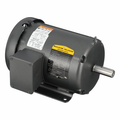 BALDOR General Purpose Motor: Rigid Base Mount, Totally Enclosed Fan Cooled - Rigid Base 3-Phase General Purpose AC Motors