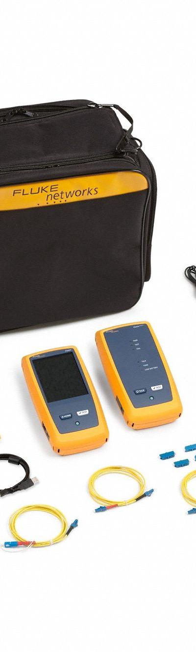 FLUKE NETWORKS Optical Loss Test Set: CertiFiber Pro - Optical Power Meters & Kits for Loss Testing