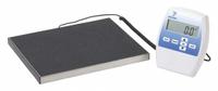 DORAN Physician Scale: Digital, kg/lb, 15 in Weighing Surface Wd, 12 in Weighing Surface Dp (MPN DS6150). Key specifications — Brand: DORAN; Weighing Units: lb; Standards: CE; IP Rating: Not IP Rated; Indicator Attachment: Corded Remote; Includes: AC Adapter; Readability: 0.2 lb/0.1 kg.