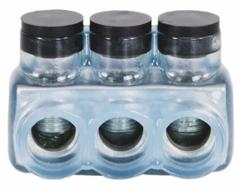 POLARIS Multitap Connector: 3 Port, Double-Sided Entry, 6 AWG – 3/0 AWG Wire Size, Clear (MPN IPLD3/0-3CB). Key specifications — Body Material: Aluminum; Brand: POLARIS.
