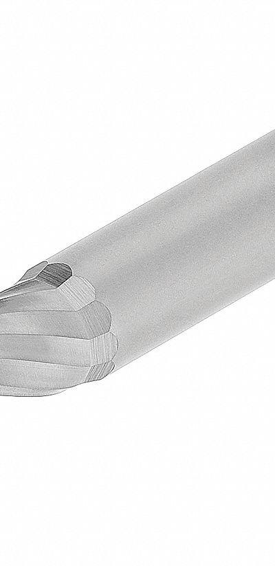MICRO 100 Solid Router Bit: Spiral Upcut, 8 mm Cutter Dia, 30 mm LOC - Spiral-Flute Router Bits for Aluminum