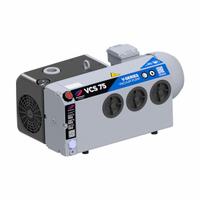 RIETSCHLE THOMAS Vacuum Pump: 3 hp, 3 Phase, 208-230/460V AC, 49.4 cfm Free Air Displacement, VC-75. Key specifications — attr51477: VC-75; attr51480: RIETSCHLE THOMAS; attr51504: NPT; attr51550: 208-230/460V AC; attr51554: FBSP; attr51559: 3.