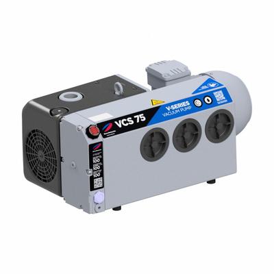 RIETSCHLE THOMAS Vacuum Pump: 3 hp, 3 Phase, 208-230/460V AC, 49.4 cfm Free Air Displacement - Lubricated Rotary Vane Vacuum Pumps