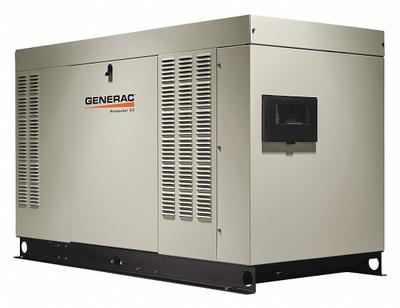 GENERAC Automatic Standby Generator: Natural Gas, Liquid, Three Phase, 120/240V AC - Liquid-Cooled Generators for Natural Gas & Propane Fuel