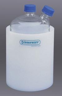 HPLC Reservoir Secondary Container: 8 1/2 in Overall Lg, Polyethylene, White, 1 Compartments (MPN F16956-0001). Key specifications — Material: Polyethylene; Brand: SP SCIENCEWARE; Product Type: HPLC Reservoir Secondary Container.