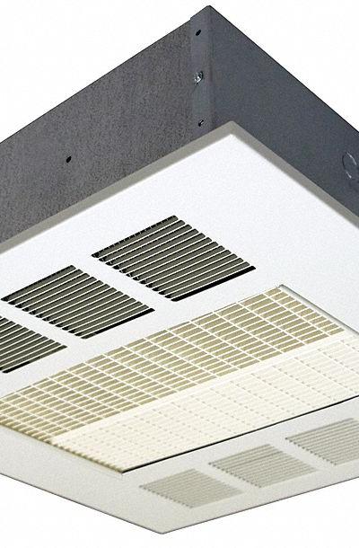 QMARK Electric Ceiling Panel Heater: 2500W/3800W/5000W - Recessed & Drop-In Panel Fan-Forced Electric Ceiling Heaters