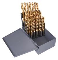 CHICAGO-LATROBE Jobber Length Drill Bit Set: 26 Pc, A to Z, 118° Point, TiN-Coated HSS (MPN 69883). Key specifications — attr1236168: Metal Index.